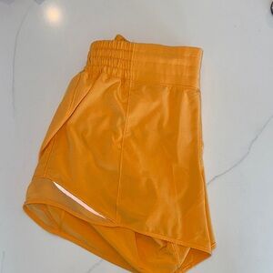 Orange Women's Hotty Hot High Rise 4” Short lululemon
